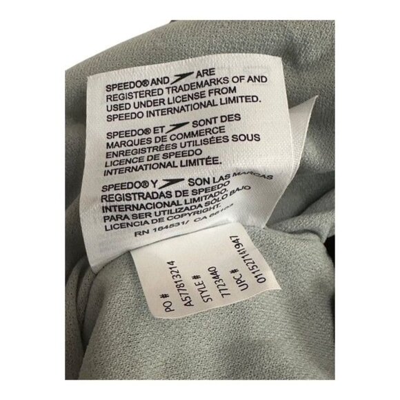 Speedo Printed Sweetheart Neckline Monument One-Piece UPF 50 Swimsuit Size 8 NEW - Picture 14 of 16